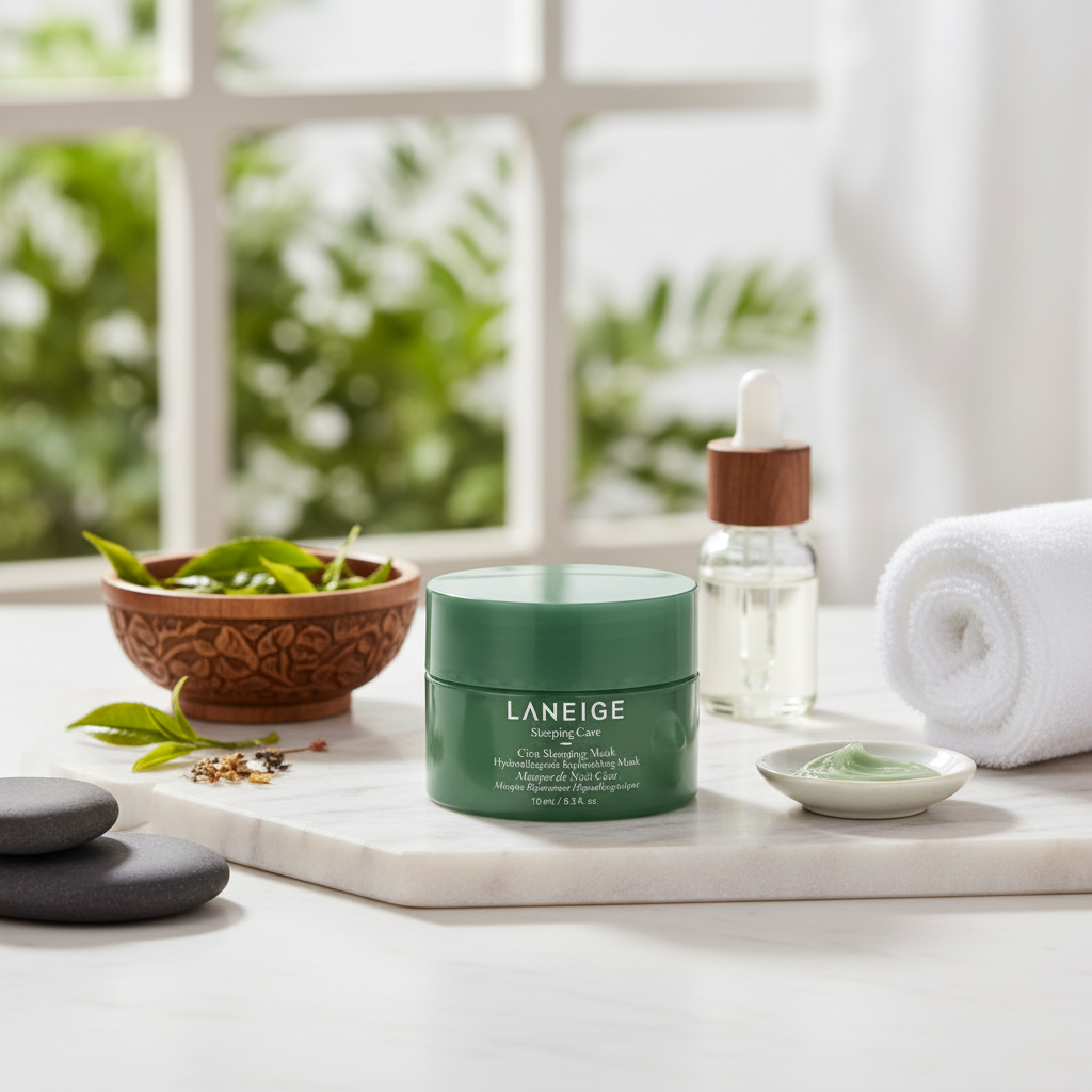 Laneige Cica Sleeping Mask - Noční regenerační maska 10 ml