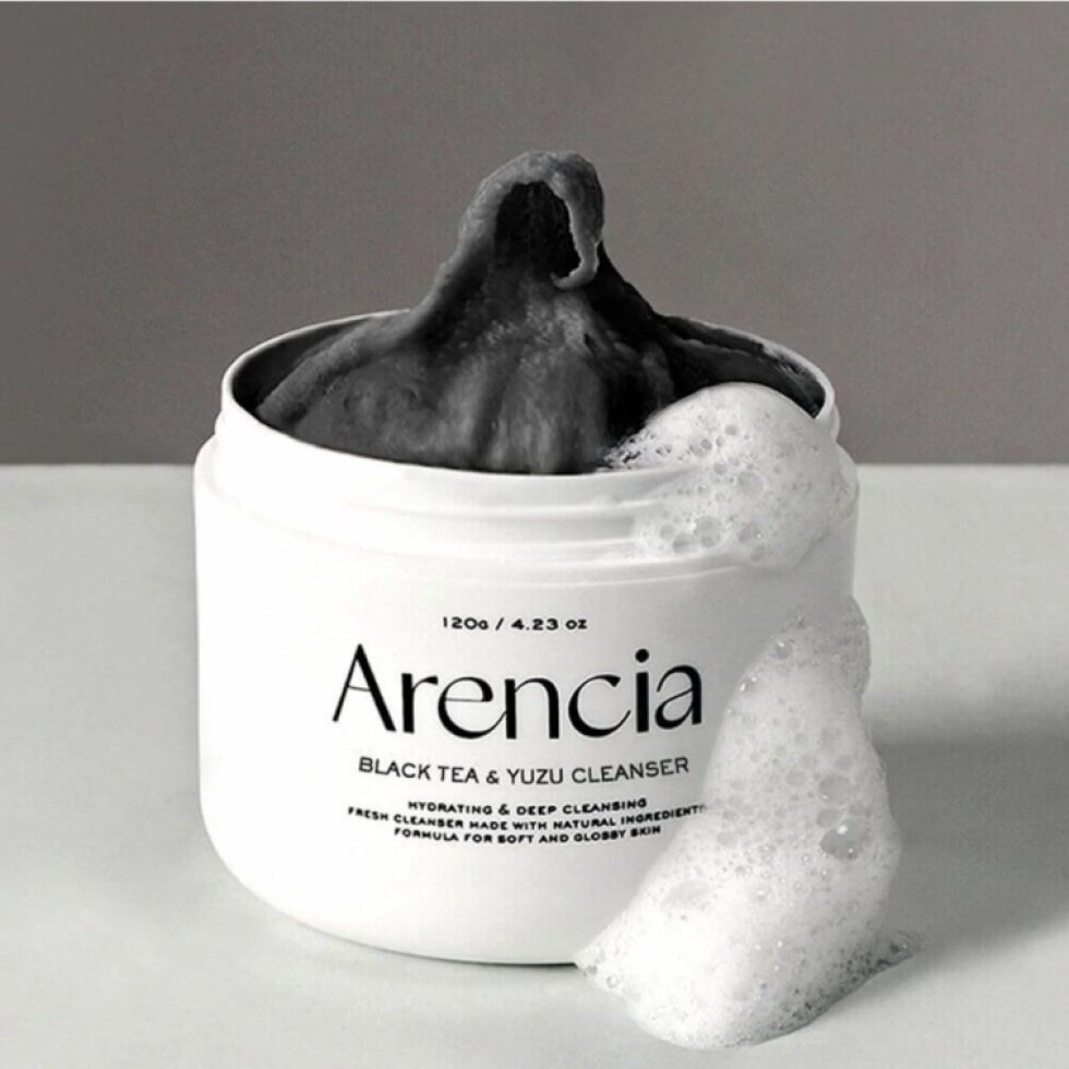ARENCIA - Black Tea & Yuzu Rice Mochi Cleanser - Čisticí balzám s černým čajem, rýží a Yuzu 3v1 - 120 ml