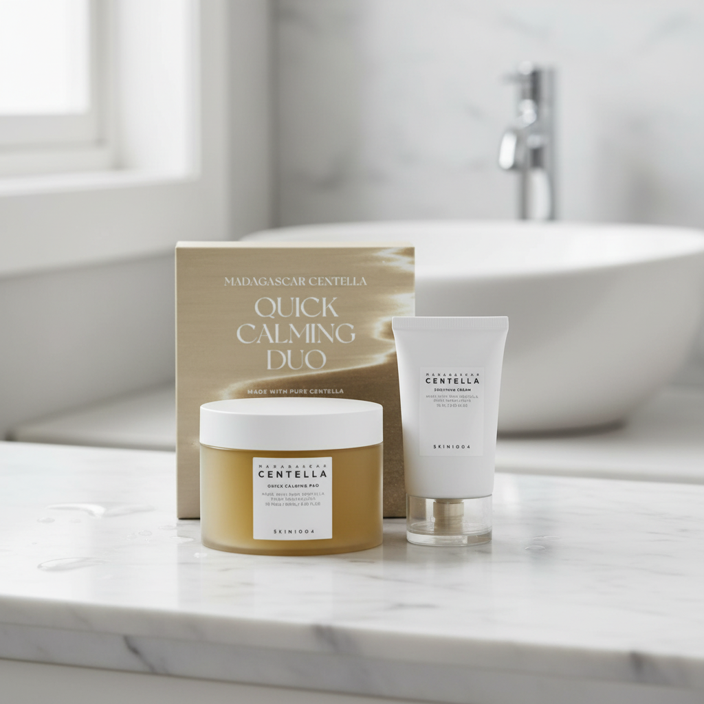 SKIN1004 - Madagascar Centella Quick Calming Duo - Zklidňující duo s madagaskarskou centellou - 130 ml + 75 ml