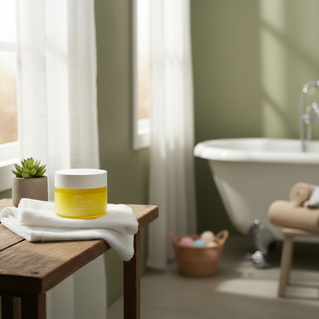 LEBELAGE - Yuja Derma Skin Cream - Rozjasňující krém s vitaminem C - 50 ml