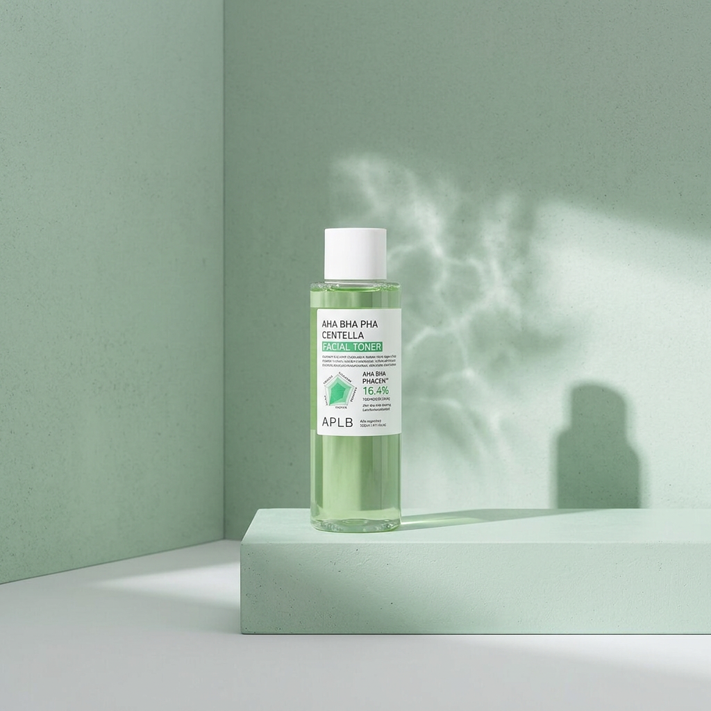 APLB - AHA BHA PHA Centella Facial Toner - Exfoliační, zklidňující toner s centelou a kyselinami - 160 ml