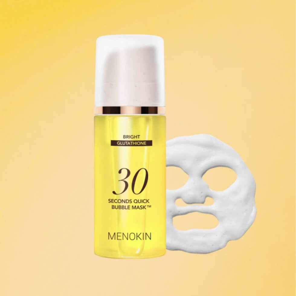 MENOKIN - 30 Seconds Quick Bubble Mask Bright - 30sekundové, bublinkové, rozjasňující sérum - 95 ml