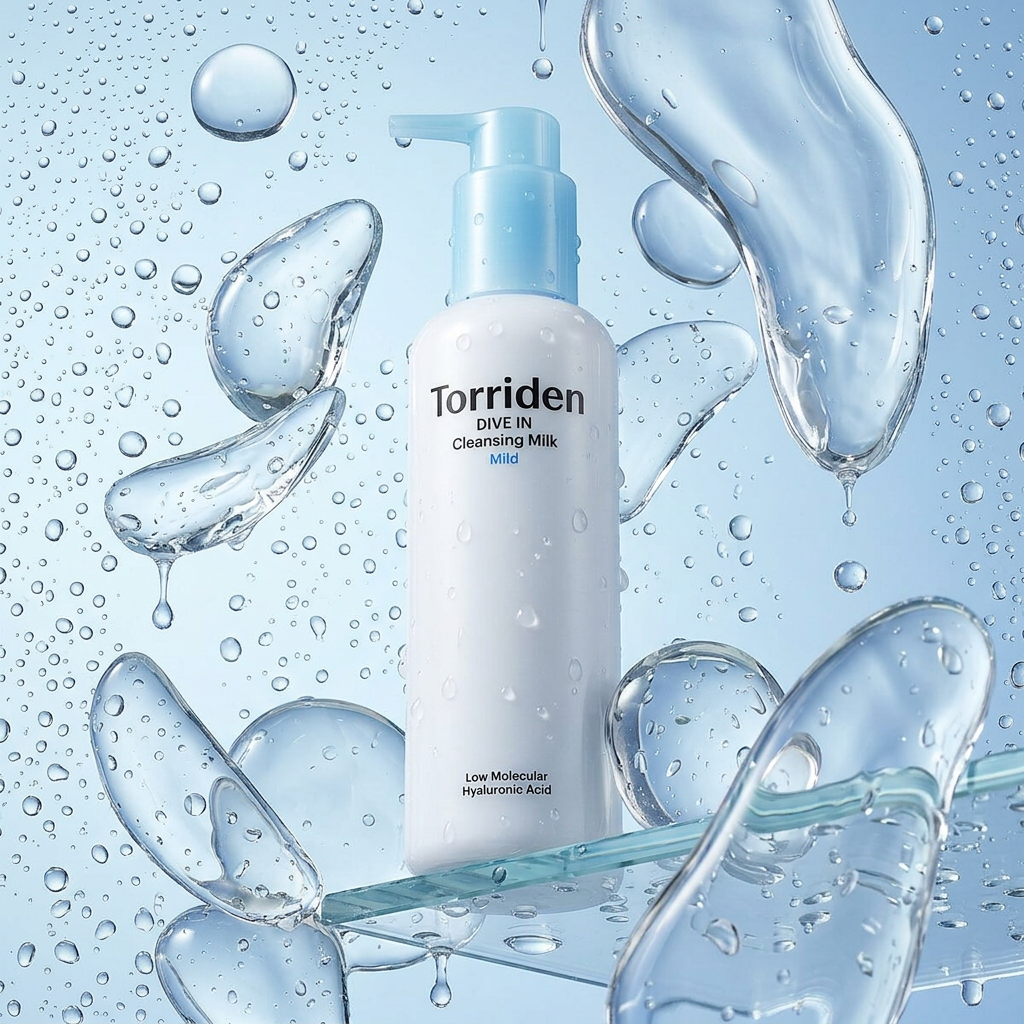 Torriden - DIVE-IN Cleansing Milk - Hydratační čisticí mléko s kyselinou hyaluronovou - 200 ml