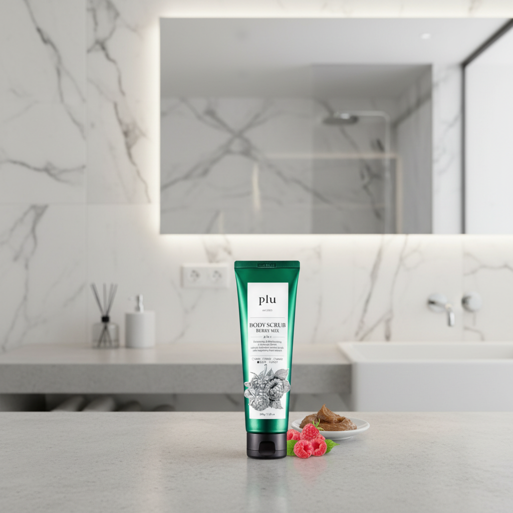 PLU - Body Scrub Berry Mix - Tělový peeling Berry Mix - 200 g