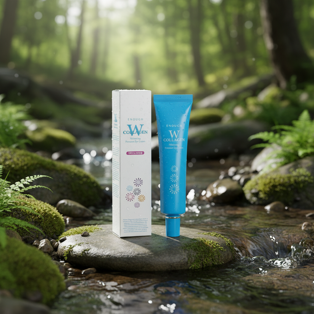 ENOUGH - W Collagen Whitening Premium Eye Cream - Prémiový rozjasňující oční krém s kolagenem - 30 ml