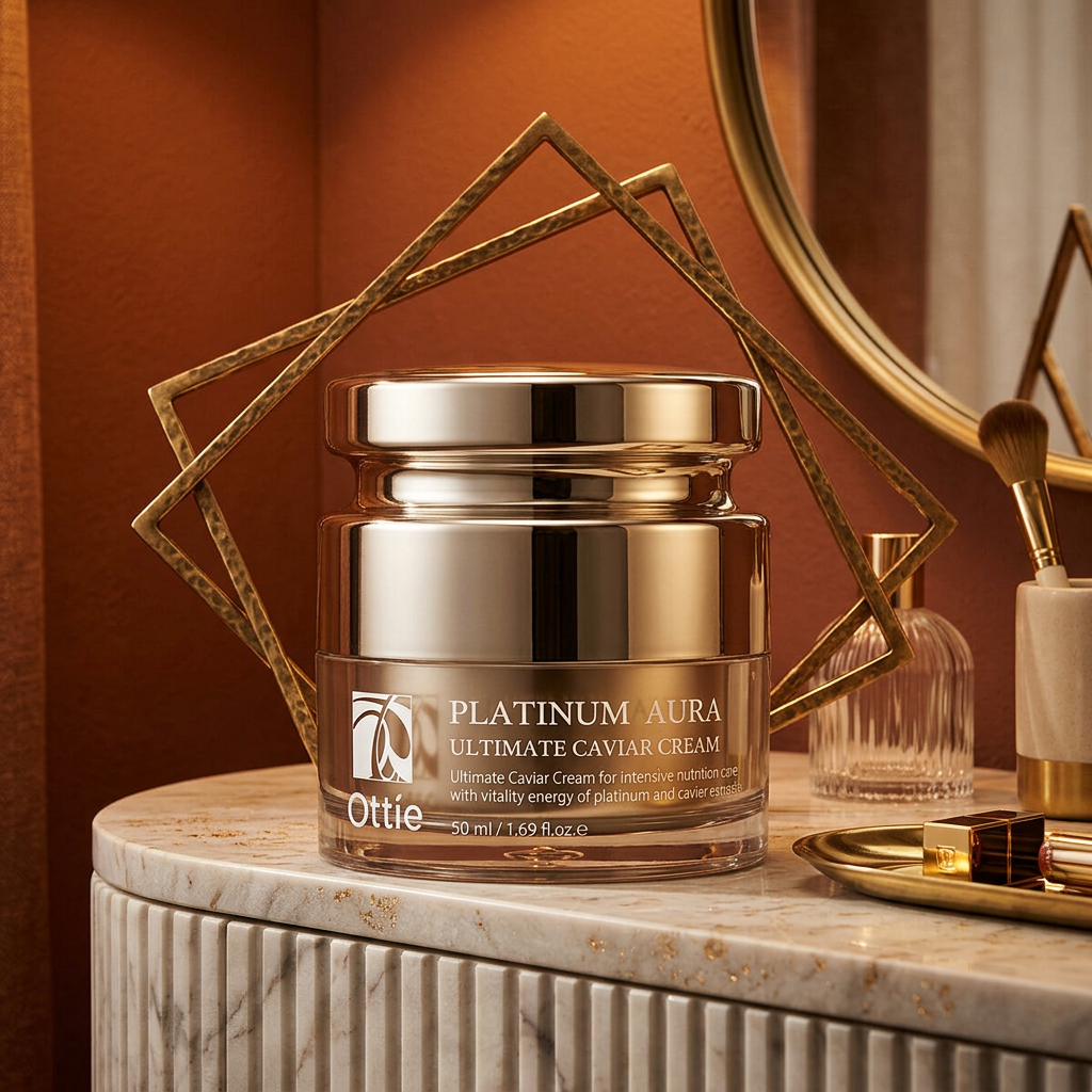 OTTIE - Platinum Aura Ultimate Capsule Cream - Prémiový platinový krém s kapsličkami - 50 ml