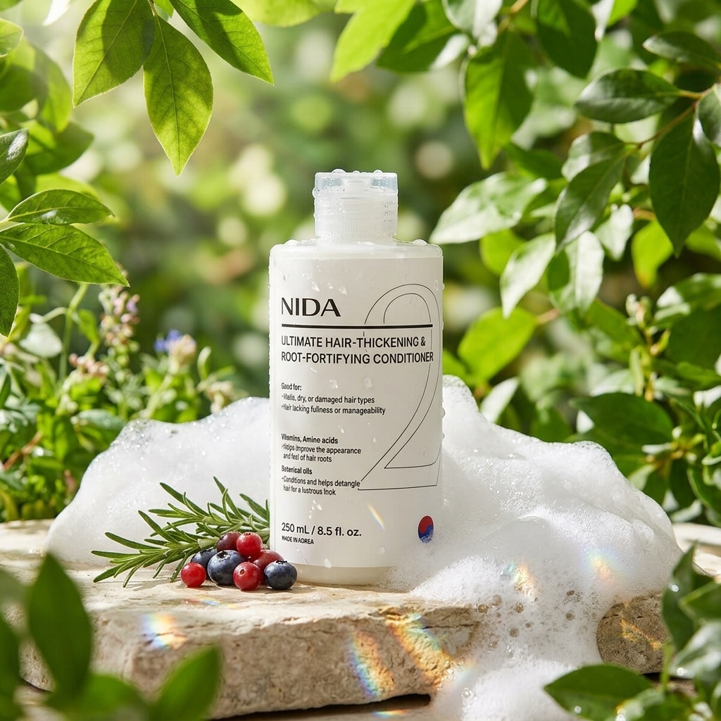 NIDA - Ultimate Hair-Thickening Root-Fortfying Conditioner - Posilující kondicionér pro houstnutí vlasů a zpevnění kořínků - 250 ml