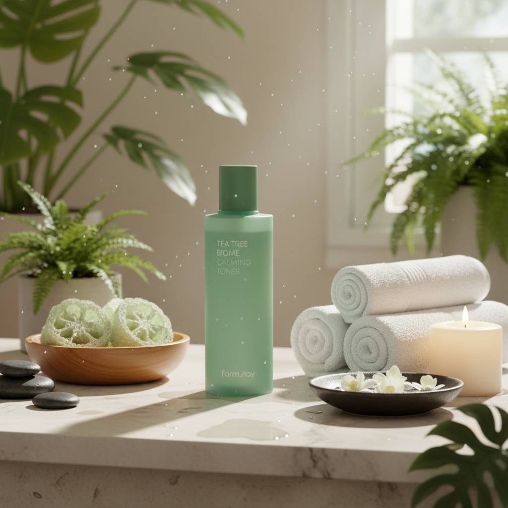 Farm Stay - Tea Tree Biome Calming Toner - Zklidňující toner s tea tree - 200ml