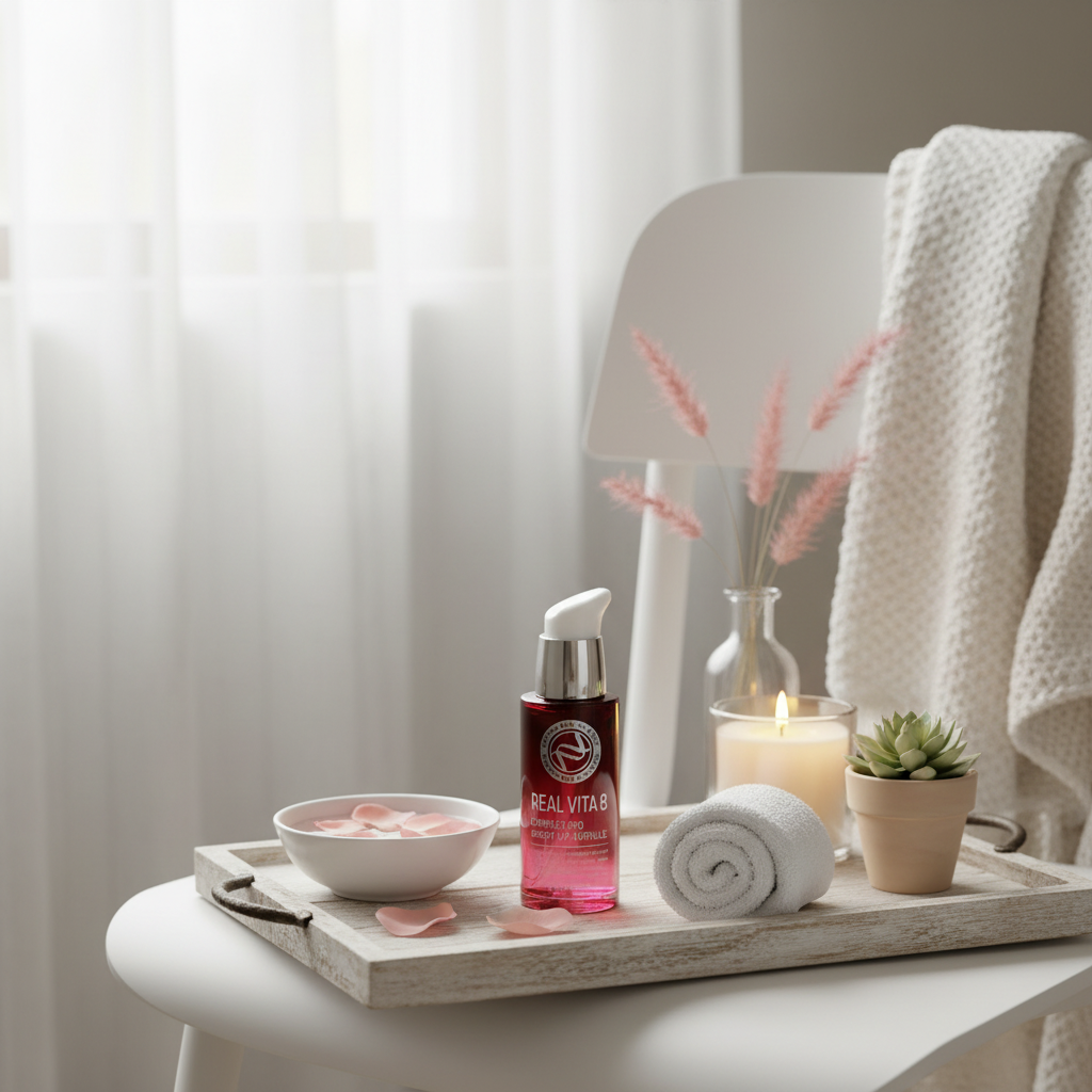 ENOUGH - Real Vita 8 Pro Bright Up Ampoule - Vitaminová ampule pro rozjasněnou pleť - 30 ml