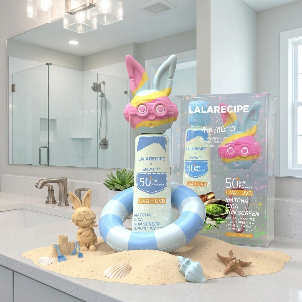 LALARECIPE - Matcha Cica Sunscreen – Zklidňující opalovací krém s matchou a cicou - 50 ml