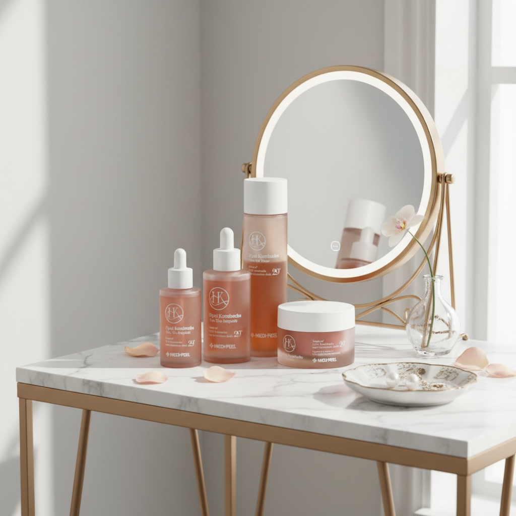 MEDI-PEEL - Hyal Kombucha Tea-Tox Set - Set tří produktů s kyselinou hyaluronovou a kombuchou