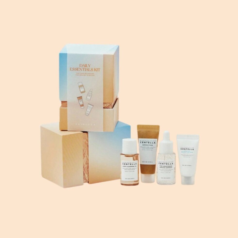 SKIN1004 - Daily Essential Kit - Set produktů základní péče s centellou - 4 ks