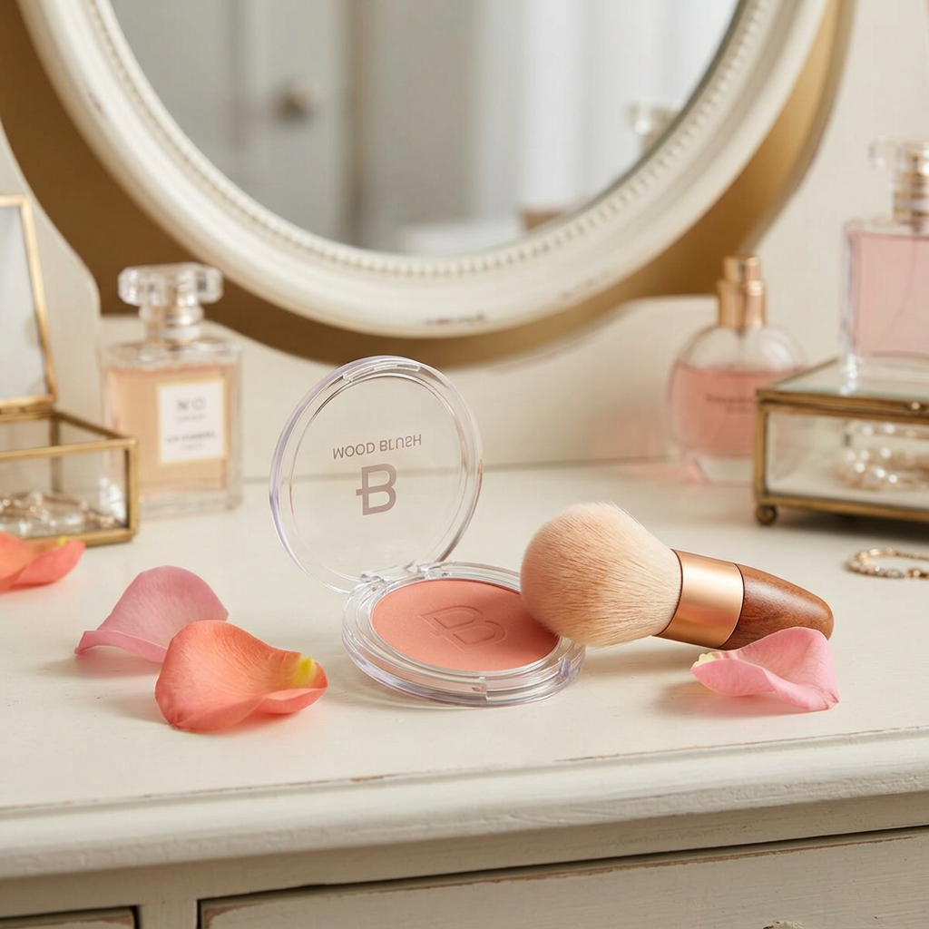 B.O.M. - Mood Flex Power Blush 02 Beige Rose - Pudrová tvářenka - 4,5 g