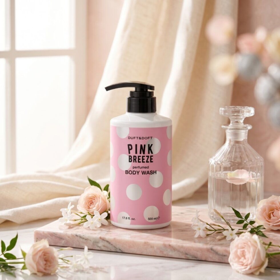 DUFT & DOFT - Pink Breeze Perfumed Body Wash - Parfémovaný sprchový gel Pink Breeze - 300 ml