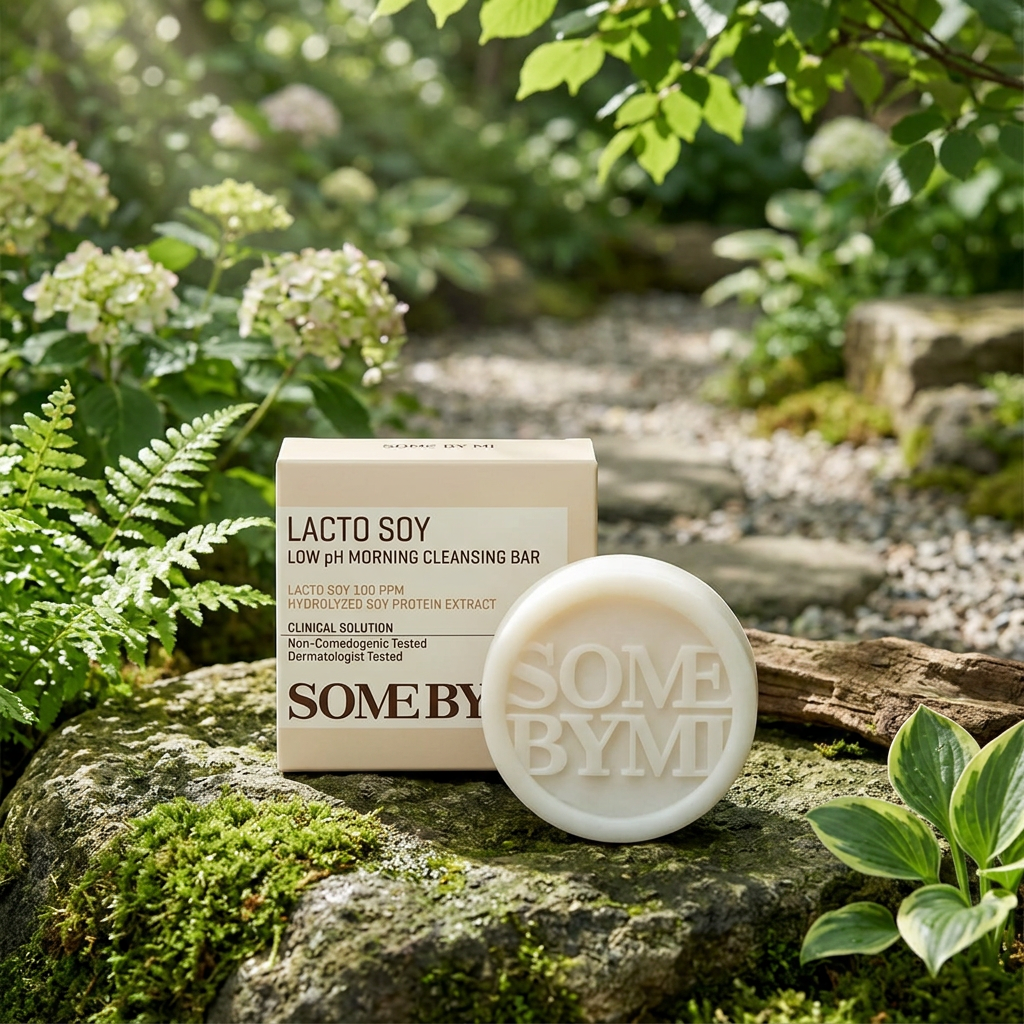 SOME BY MI - Lactosoy Low Ph Morning Cleansing Bar - Mýdlo na obličej s nízkým pH - 90 g