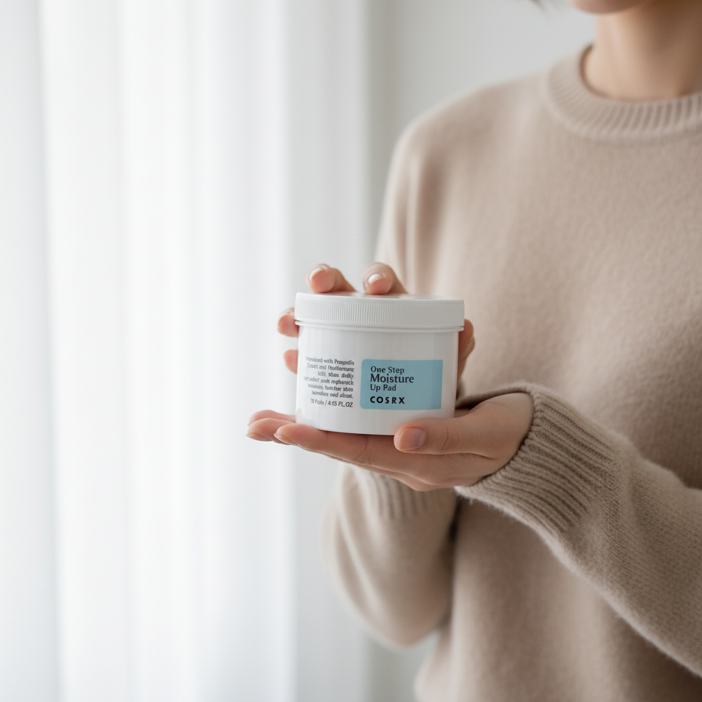 COSRX - One Step Moisture Up Pad - Exfoliačně hydratační pleťové tampony - 70 ks