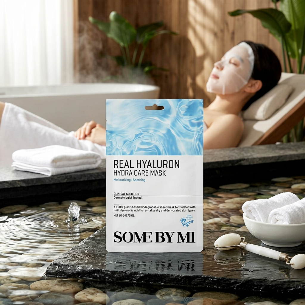 SOME BY MI - Real Hyaluron Hydra Care Mask - Hydratační plátýnková maska - 20 g
