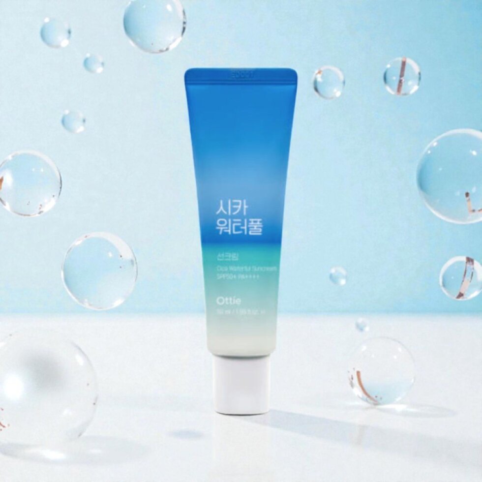 OTTIE - Cica Waterful Sunscreen SPF50+ PA++++ - Cica hydratační opalovací krém SPF50 - 50 ml