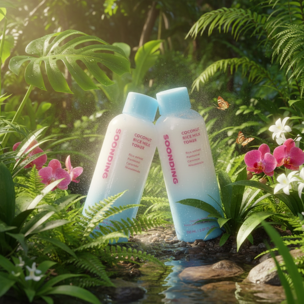 SOONDING - Coconut Rice Milk Toner - Rýžový toner s kokosem - 150 ml