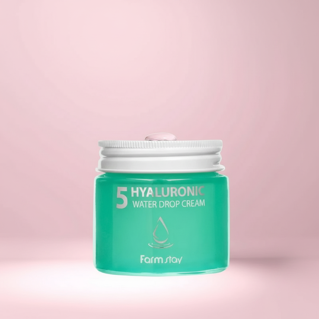 Farm Stay - Hyaluronic 5 Water Drop Cream - Hydratační krém - 80ml
