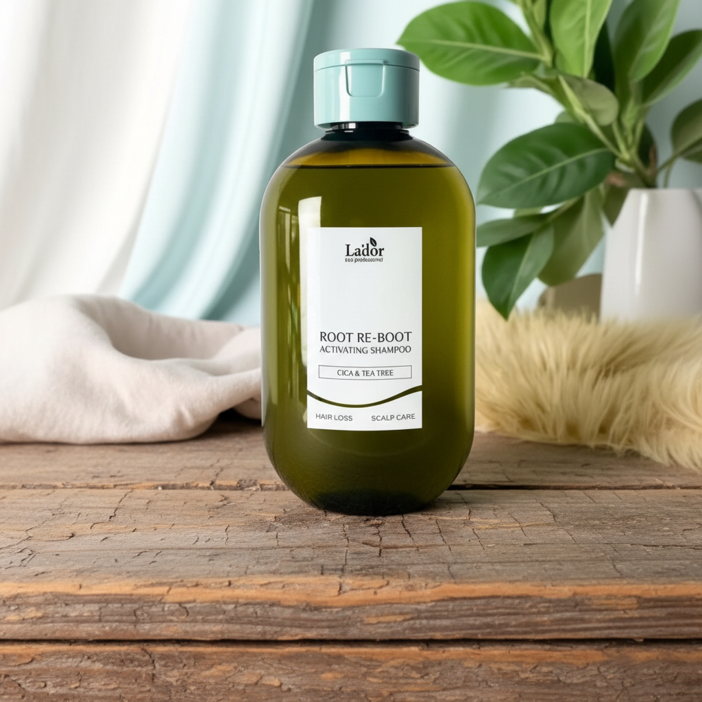 Lador - Root Re-Boot Activating Shampoo Cica & Tea Tree - Čisticí a zklidňující šampon proti vypadávaní vlasů s tea tree a centellou - 300 ml