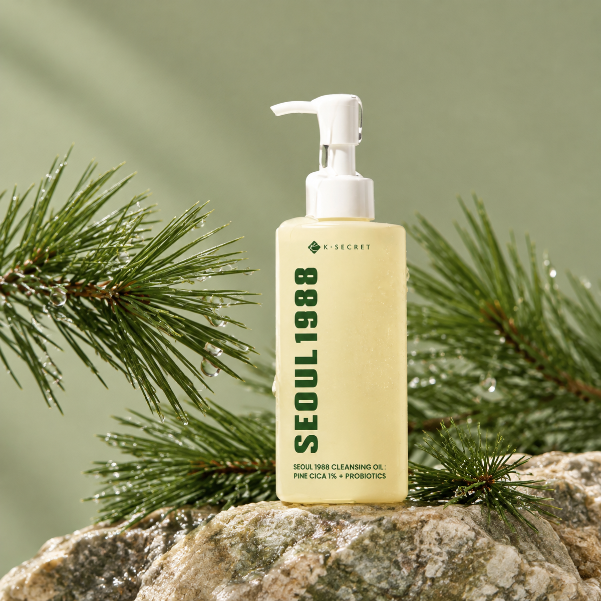 KSECRET - SEOUL 1988 Cleansing Oil : Pine Cica 1% + Probiotics - Čisticí olej borovicová cica 1 % + probiotika - 200 ml