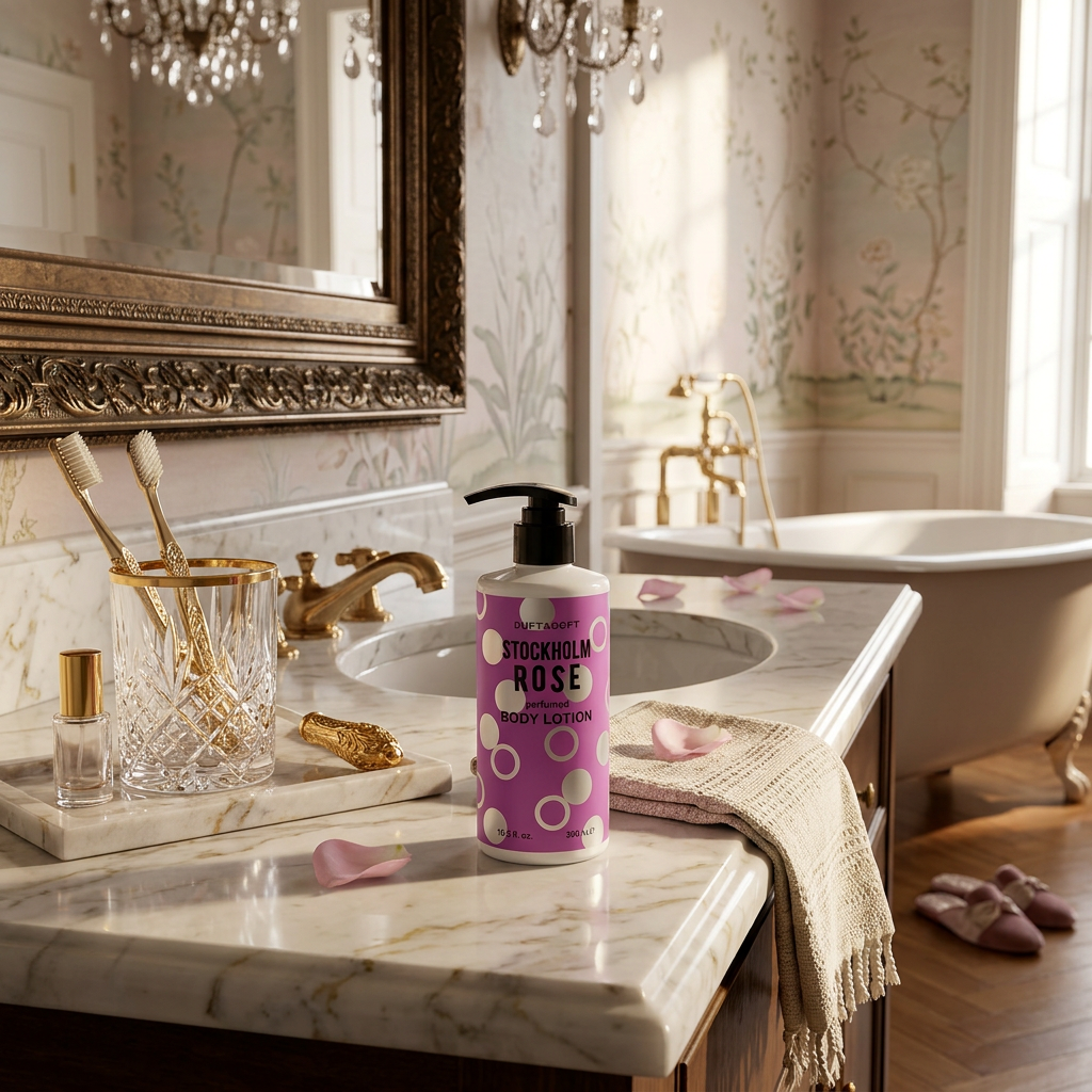 DUFT & DOFT - Stockholm Rose Perfumed Body Lotion - Parfémované tělové mléko Stockholm Rose - 300 ml