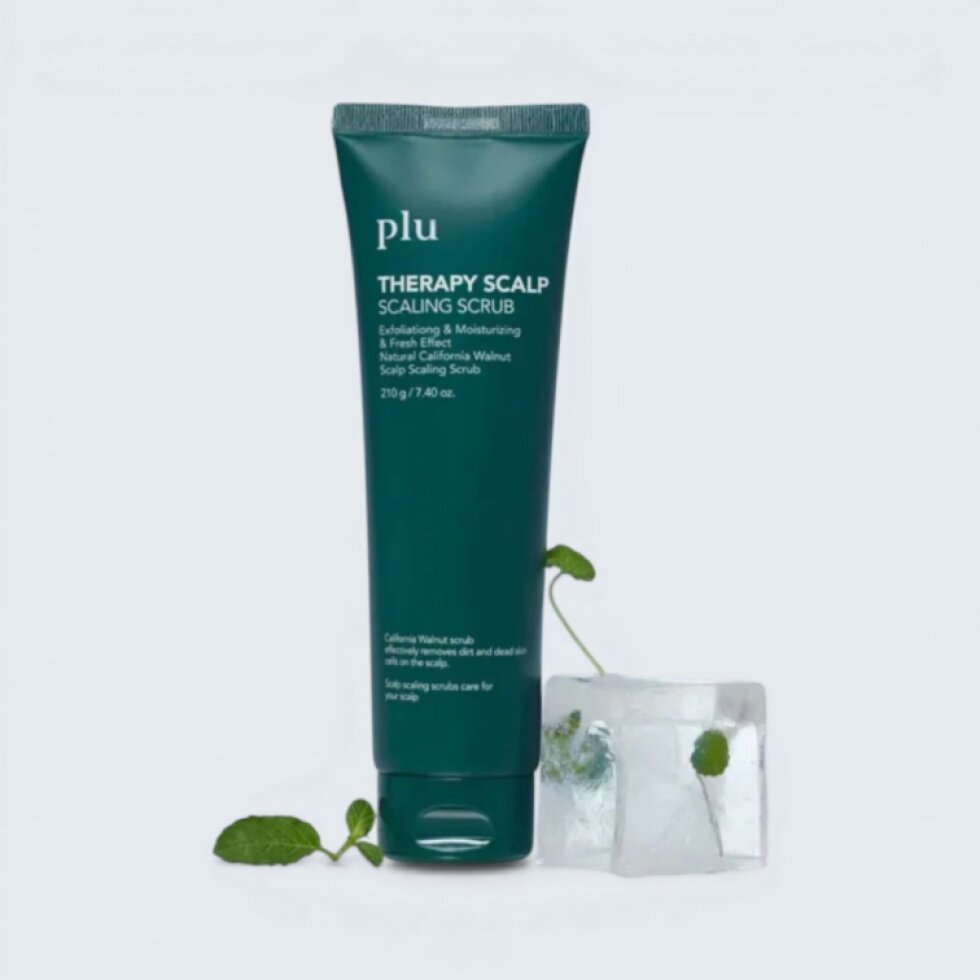 PLU - Exfoliating Scalp Scrub Peppermint - Exfoliační peeling na pokožku hlavy s mátou peprnou - 210 g