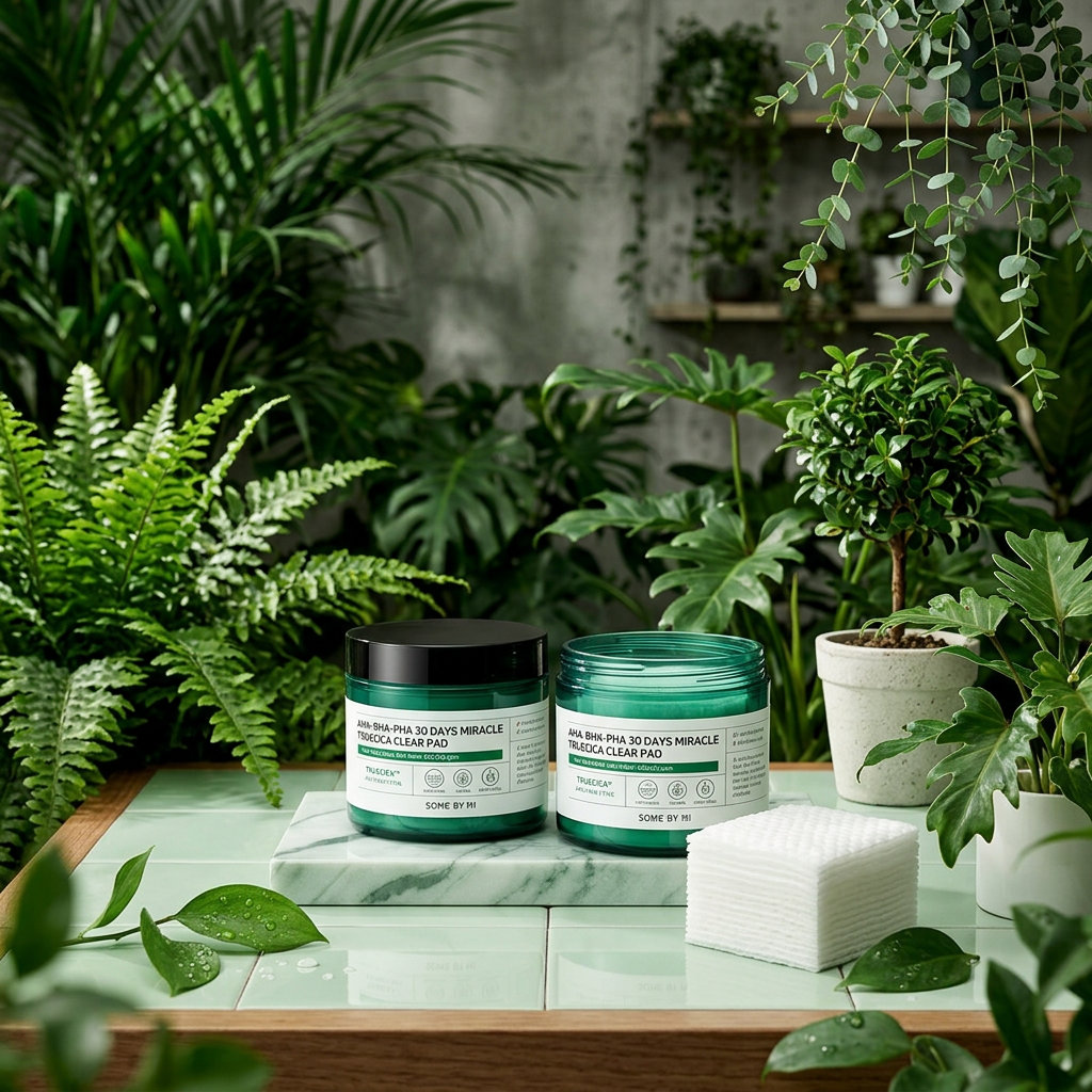 SOME BY MI - AHA BHA PHA 30 Days Miracle Truecica Clear Pad - Exfoliační pleťové tampony pro problematickou pleť - 70 ks