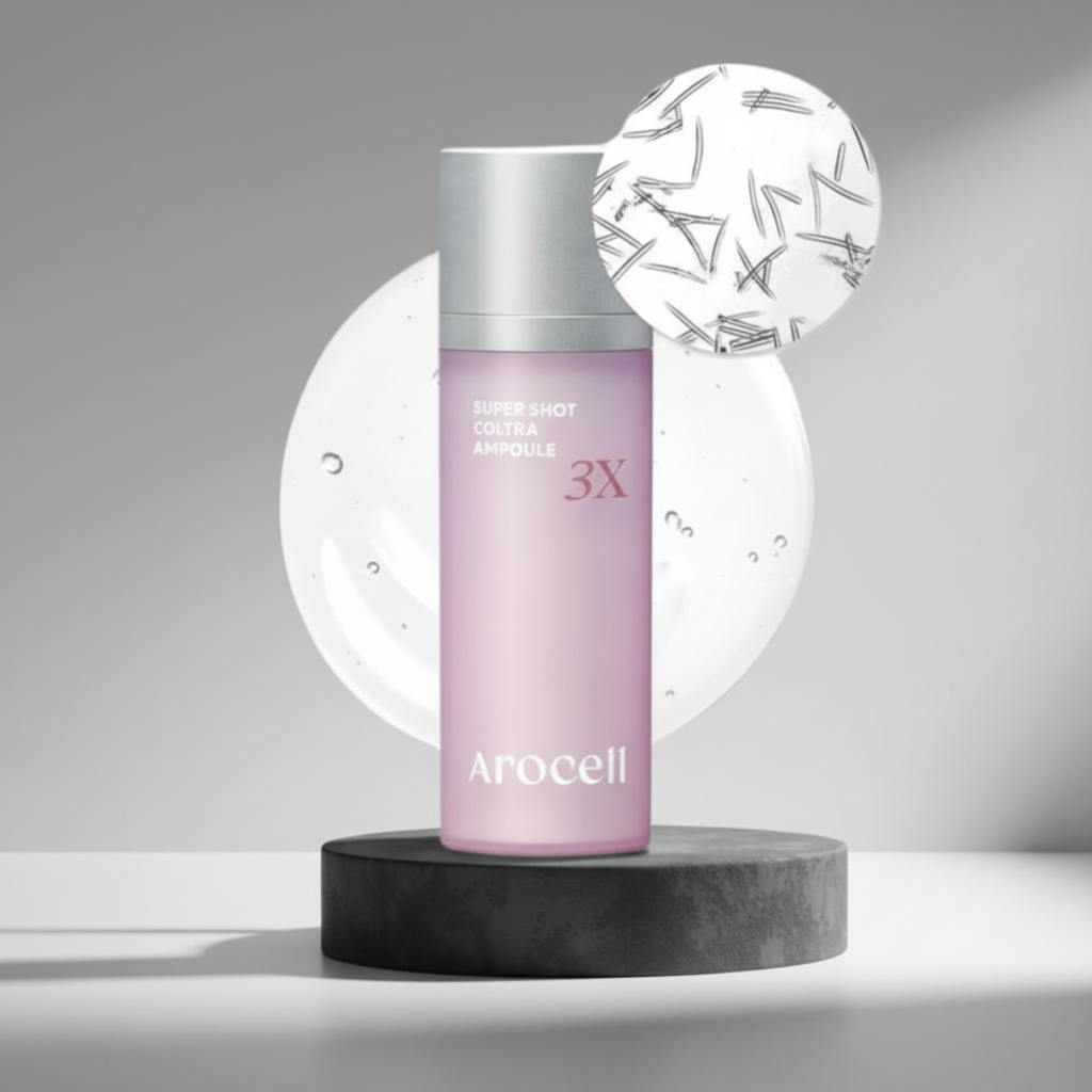 AROCELL - Super Shot Coltra Ampoule 3X - Mikrojehličkové sérum s s osmi druhy kolagenu a exosomy - 30 ml