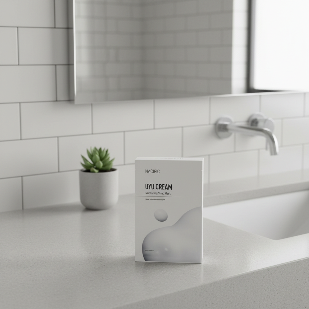 NACIFIC - Uyu Cream Nourishing Mask Pack - Krémová rozjasňující plátýnková maska - 30 ml