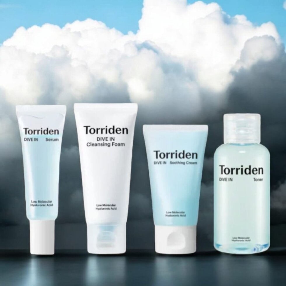 Torriden - DIVE-IN Low Molecular Hyaluronic Acid Trial Kit - Zkušební set produktů s kyselinou hyaluronovou