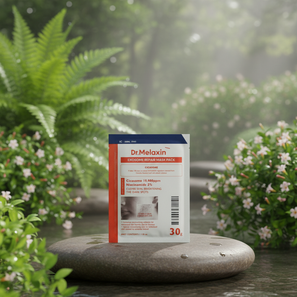 Dr. MELAXIN - Exosome Repair Mask Pack - Regenerační plátýnková maska pro aknózní pleť - 30 g