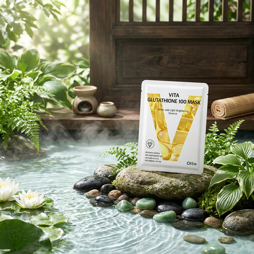 OTTIE - Vita Glutathione 100 Mask -Rozjasňující plátýnková maska s glutathionem - 25 ml