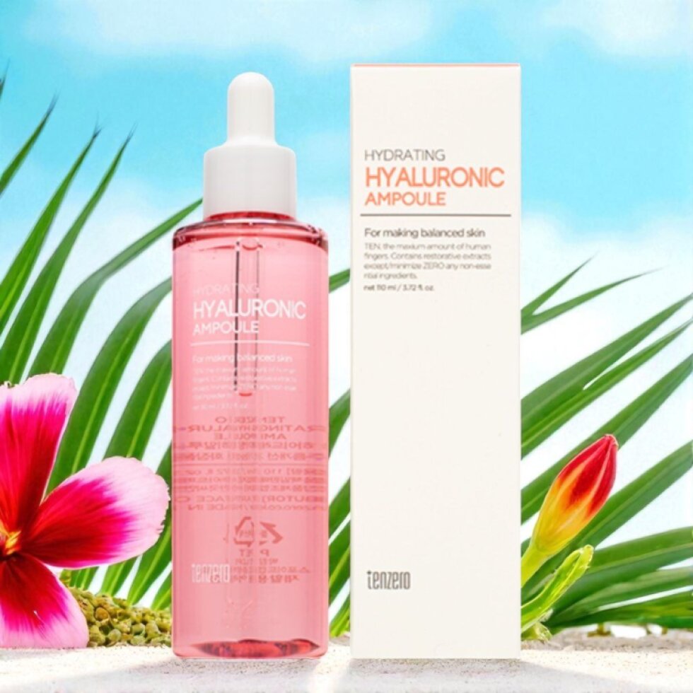TENZERO - Hydrating Hyaluronic Ampoule - Hydratační ampule s kyselinou hyaluronovou - 110 ml