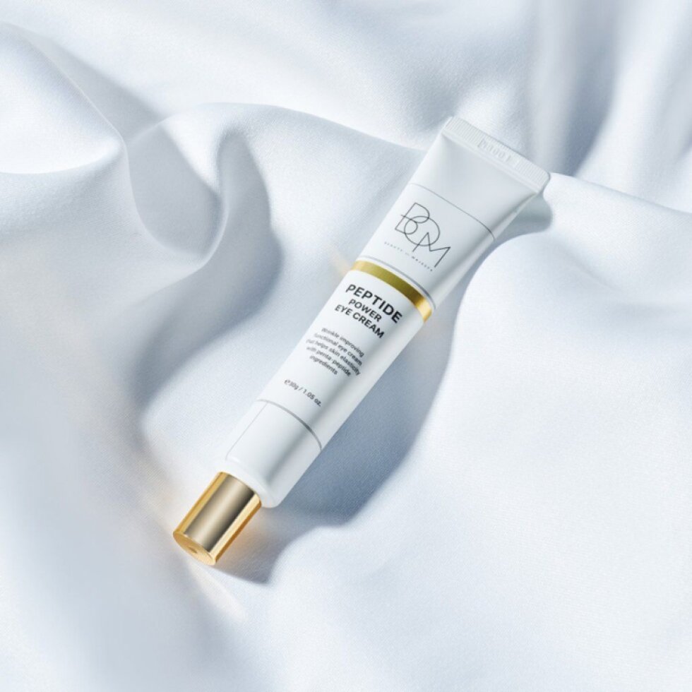 B.O.M. - Peptide Power Eye Cream - Protivráskový peptidový oční krém s 24K zlatem - 30 g