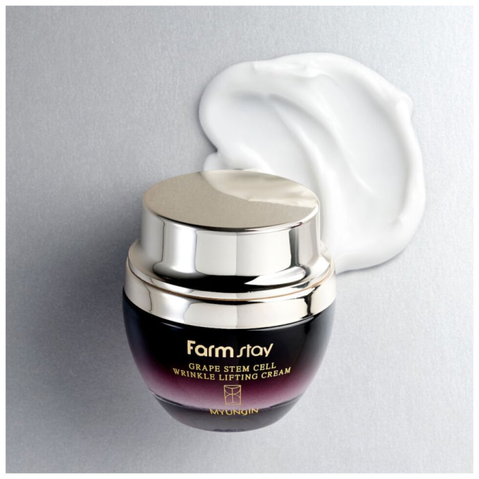 Farm Stay - Grape Stem Cell Wrinkle Reparing Eye Cream - Omlazující oční krém s hroznovými kmenovými buňkami - 50 ml
