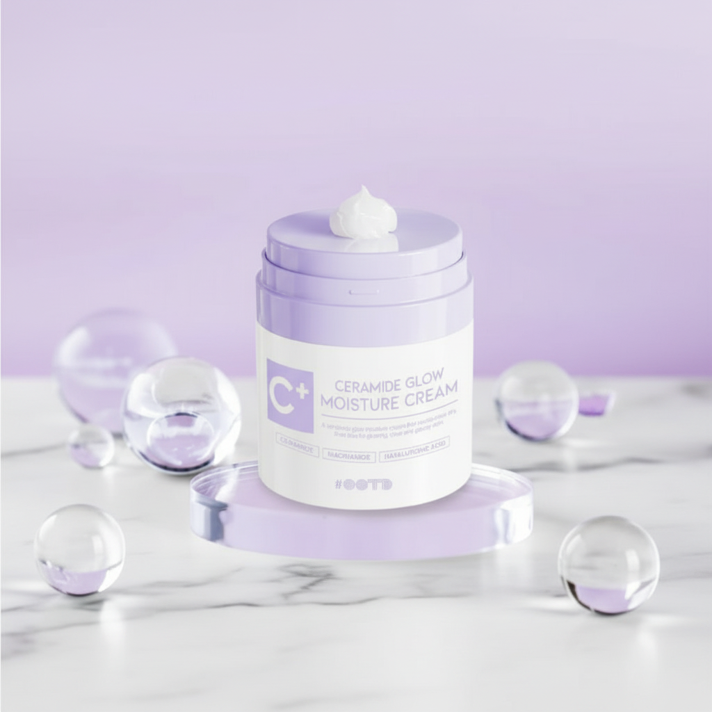 Ootd - Ceramide Glow Moisture Cream - Hydratační krém s ceramidy pro zářivou pleť - 50 ml