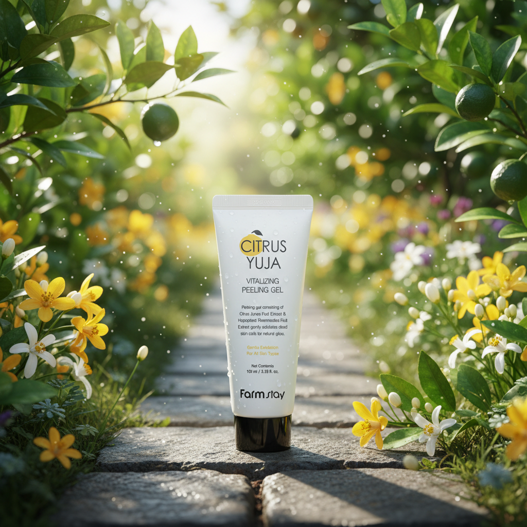 Farm Stay - Yuja Vitalizing Peeling Gel - Hydratační a rozjasňující peeling - 100 ml