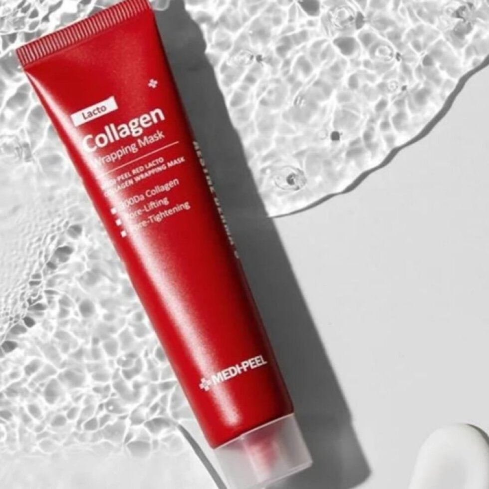 MEDI-PEEL - Lacto Collagen Wrapping Mask - Slupovací kolagenová maska - 15 ml