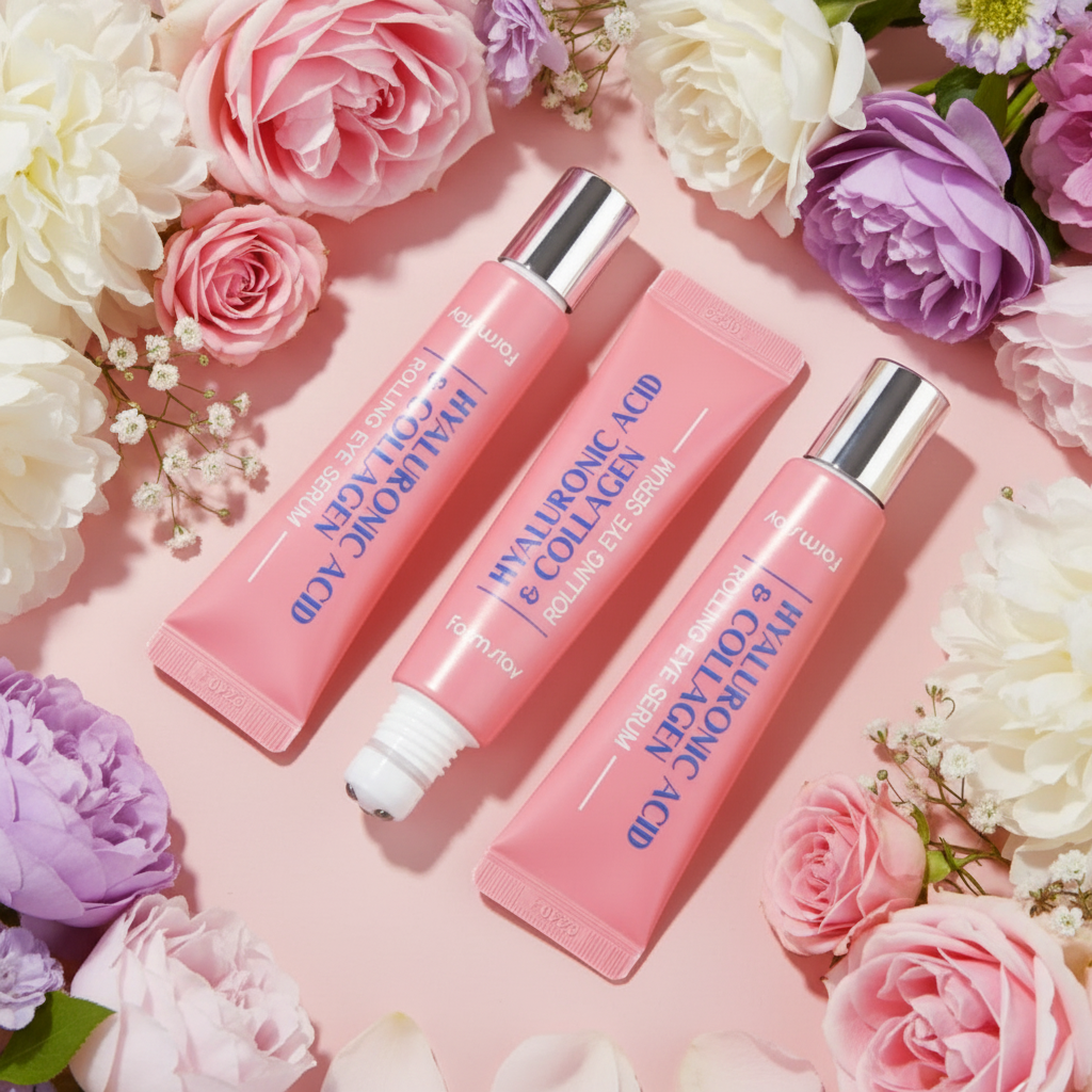 Farm Stay - Hyaluronic Acid & Collagen Rolling Eye Serum - Kolagenové sérum s kyselinou hyaluronovou a roll-on aplikátorem - 25 ml