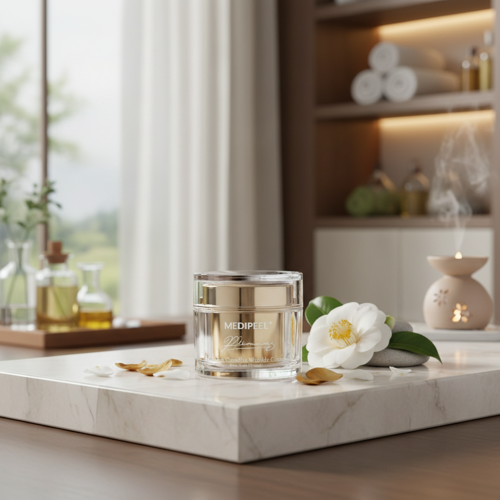 MEDI-PEEL - Golden Camellia Wrinkle Cream - Luxusní protivráskový krém - 50 ml