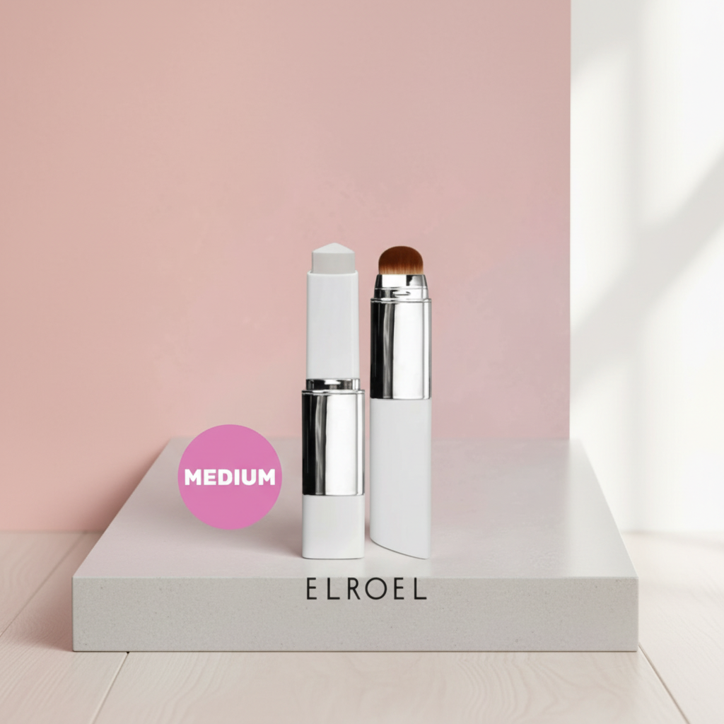 ELROEL - Blanc Cover Cream Stick Medium - Krémový krycí make-up v tyčince měnící barvu odstín MEDIUM - 13 g