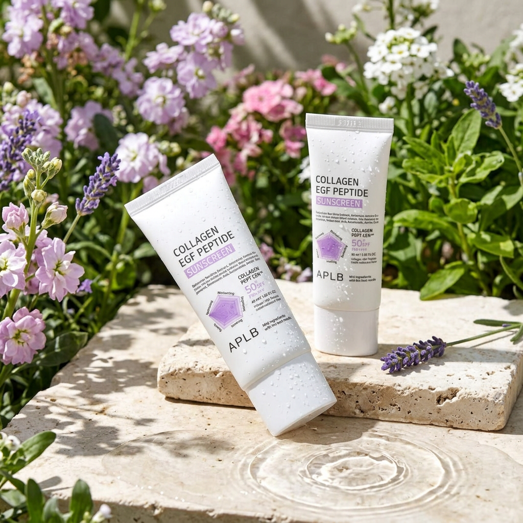 APLB - Collagen EGF Peptide Sunscreen SPF50+ PA++++ - Zpevňující, hydratační SPF s peptidy a kolagenem - 40 ml