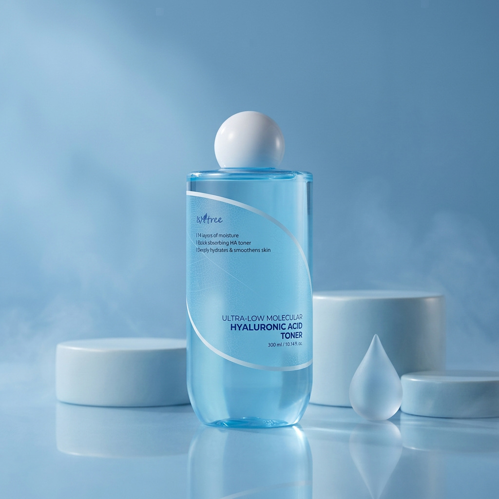 ISNTREE - Ultra-Low Molecular Hyaluronic Acid Toner - Hydratační toner s nízkomolekulární kyselinou hyaluronovou - 300 ml