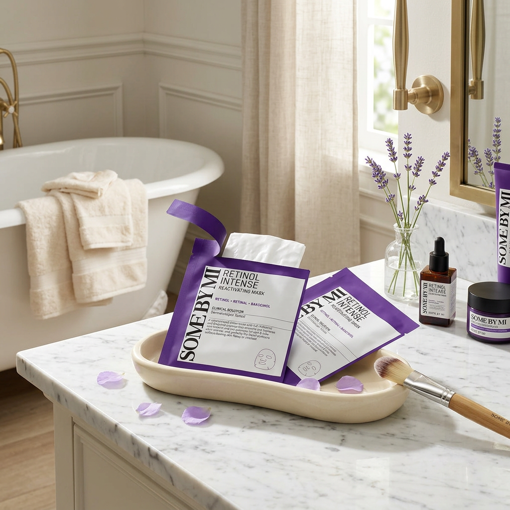 Some By Mi - Retinol Intense Reactivating Mask - Textilní maska proti vráskám - 22 g