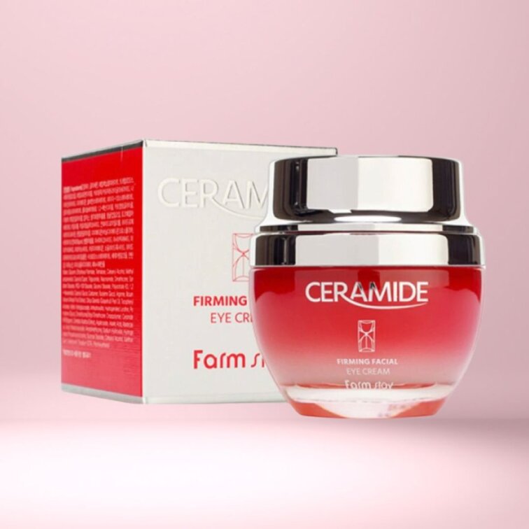 FARM STAY - Ceramide Firming Eye Cream - Krém s ceramidy na oční okolí a hluboké vrásky 50 ml