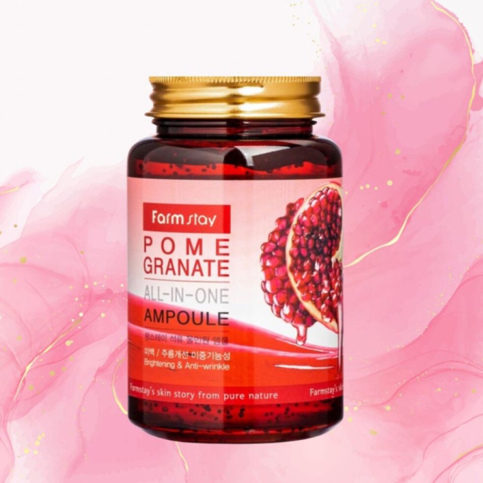 FARM STAY - Pomegranate All In One Ampoule - Ampulové sérum s extraktem z granátového jablka - 250ml