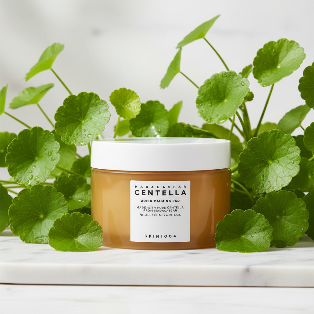 SKIN1004 - Madagascar Centella Quick Calming Pad - Zklidňující tamponky s centellou v praktickém balení - 70 ks