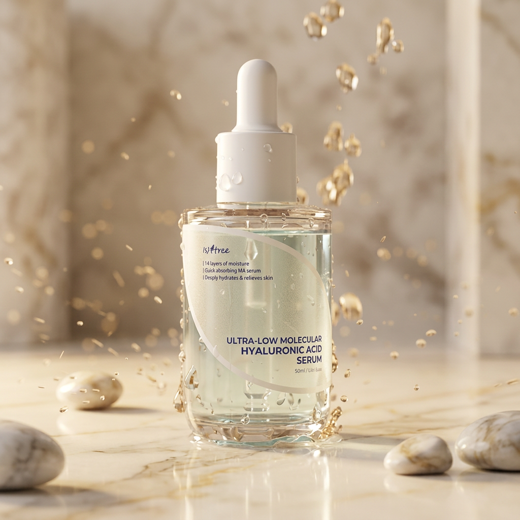 ISNTREE - Ultra-Low Molecular Hyaluronic Acid Serum - Lehké hydratační sérum s nízkomolekulární kyselinou hyaluronovou - 50 ml
